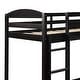 preview thumbnail 7 of 25, Modern Twin Size L Shaped Solid Pine Wood Bunk Bed with Full Length Guardrail and 2 Ladder