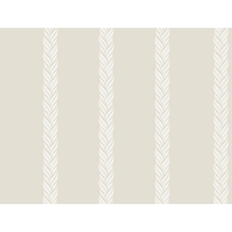 Ronald Redding Braided Stripe Tan Wallpaper