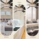 preview thumbnail 22 of 35, Bella Depot 72" Modern Large Ceiling Fan 6-speed Reversible with Dimmable Light and Remote for Family Room