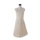 preview thumbnail 1 of 1, Saro Lifestyle Linen Blend Kitchen Apron - Minimalist Cooking Apron with Wide Straps and Side Pockets - 28"x35" Natural - 28"x35"