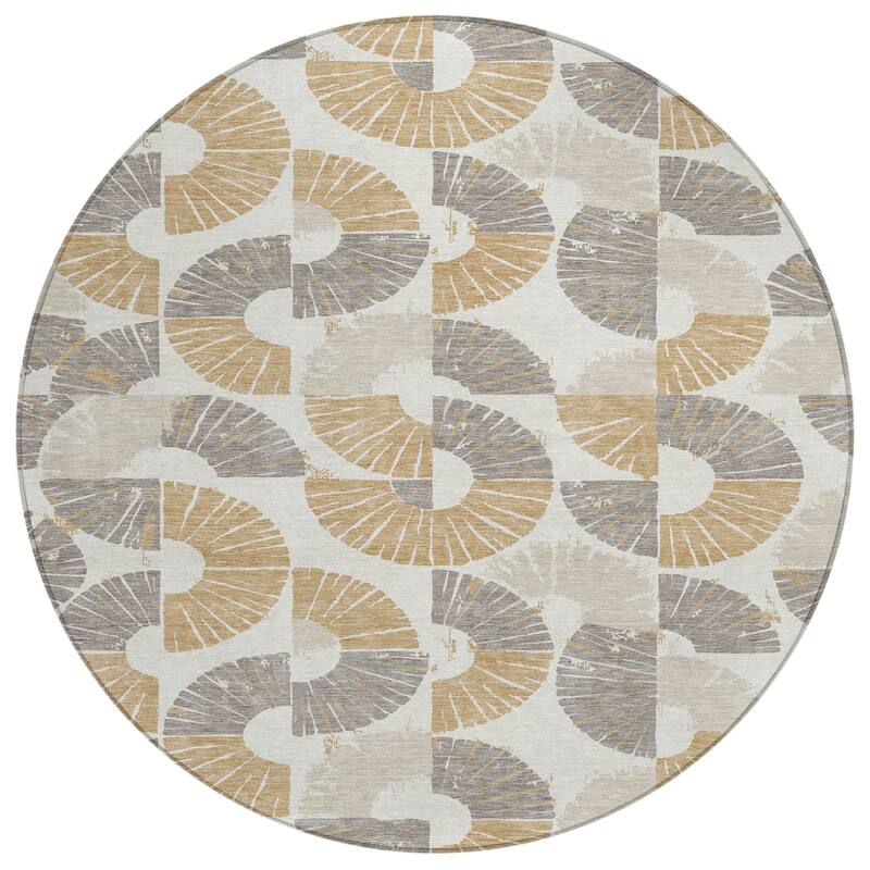 Machine Washable Indoor/ Outdoor Modern Jay Chantille Rug