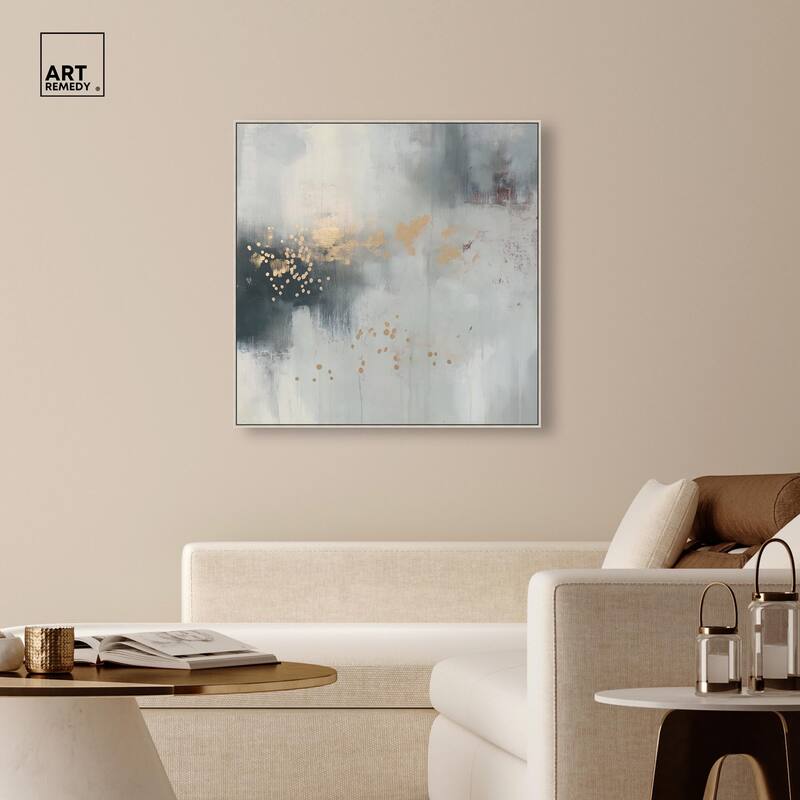 Silvered Hues and Gold II Canvas by Art Remedy