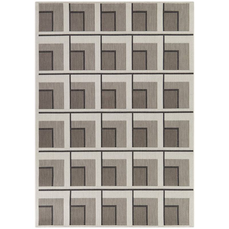 Francesco Modern Geometric Checkered Indoor/Outdoor Area Rug