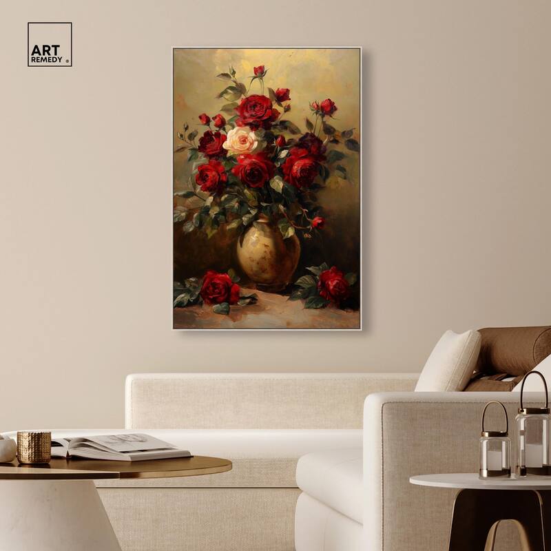 Lavish Lily Lament Canvas by Art Remedy