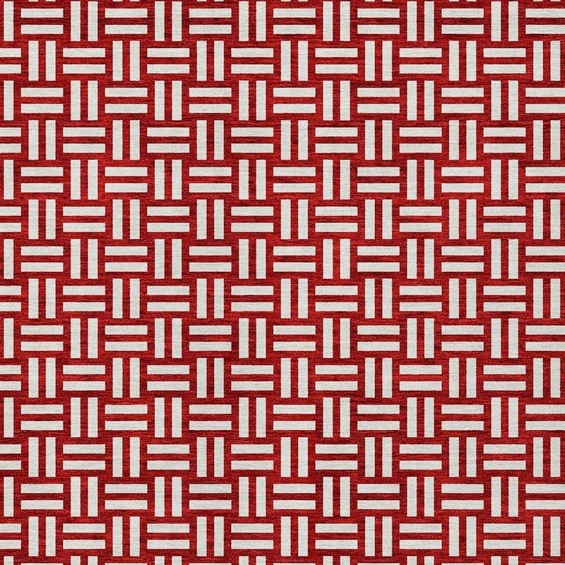 HomeRoots Geometric Transitional Rectangle Outdoor Rug