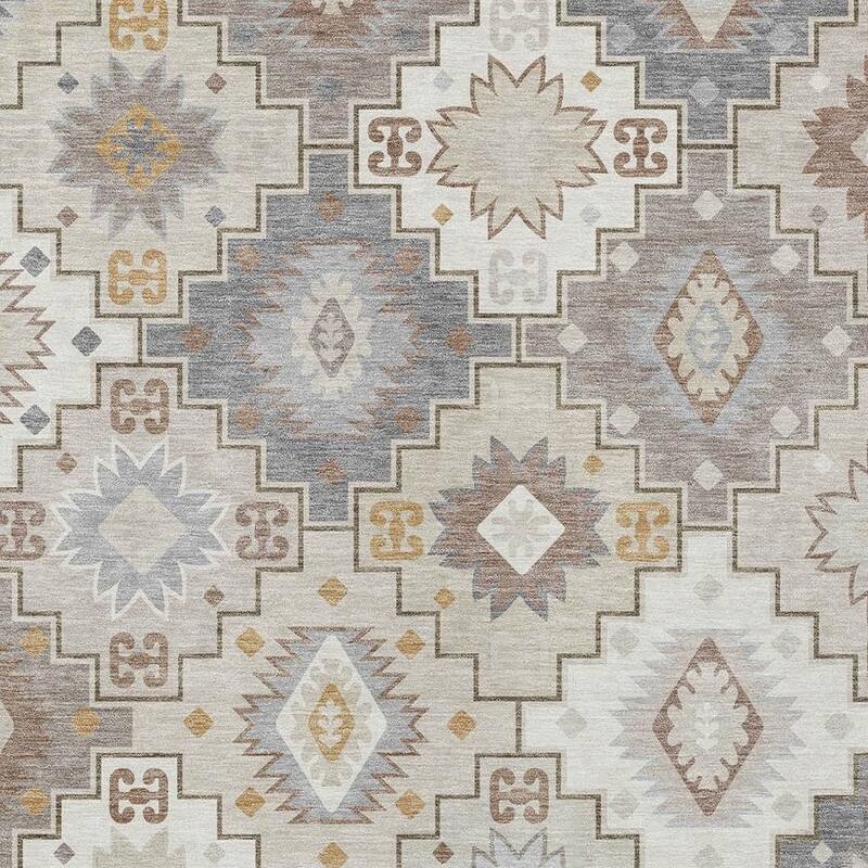 HomeRoots Southwestern Transitional Rectangle Outdoor Rug