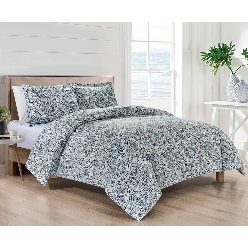 Bibb Home 4 pc Duvet & Down Alternative Comforter Set