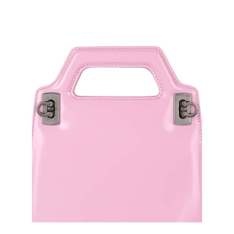 Ferragamo Micro Wanda Patent Leather Shoulder Bag