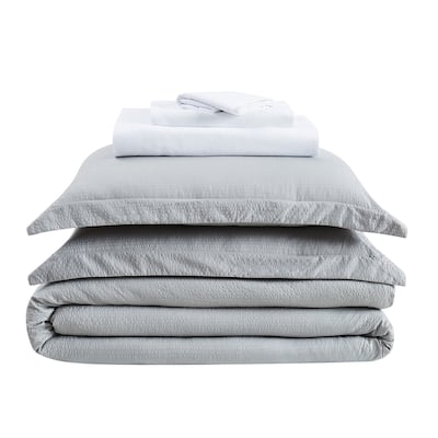 Truly Calm Antimicrobial Seersucker 7 Piece Bed in a Bag