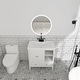 preview thumbnail 2 of 28, 30 in. W x 18. in D. x 32 in. H Bath Vanity with White Ceramic Top