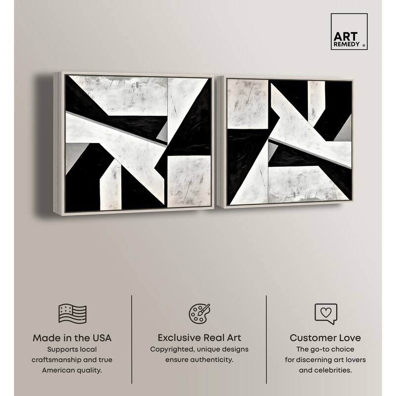 Brush Collection Blush Canvas by Art Remedy