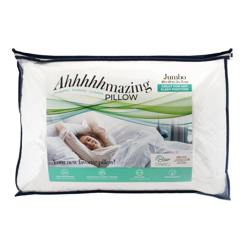 Ahhhhhmazing Cozy & Soft Down Alternative Pillow - Jumbo