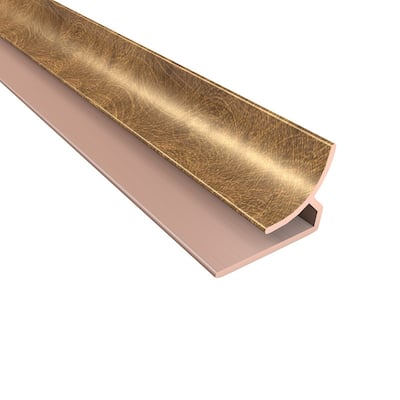 FASÄDE 47 in. Decorative Vinyl Inside Corner Trim Antique Bronze (5 Pack) - 5 Pack