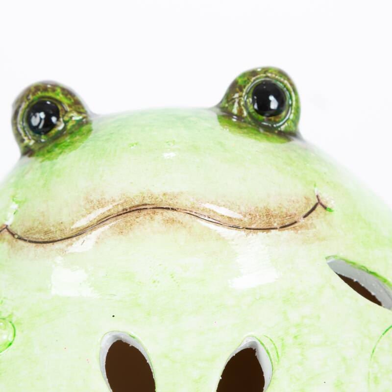 6.1 in. Illuminating Terracotta Garden Friends Figurines Set of 3