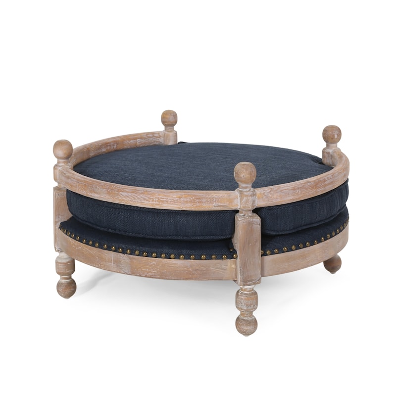 Rines Upholstered Medium Pet Bed by Christopher Knight Home