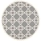SAFAVIEH Courtyard Lawanda Trellis Indoor/ Outdoor Waterproof Patio Backyard Rug