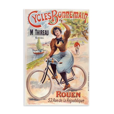 Stupell Vintage Cycles Bonnemain Wall Plaque Art Design By Marcus Jules