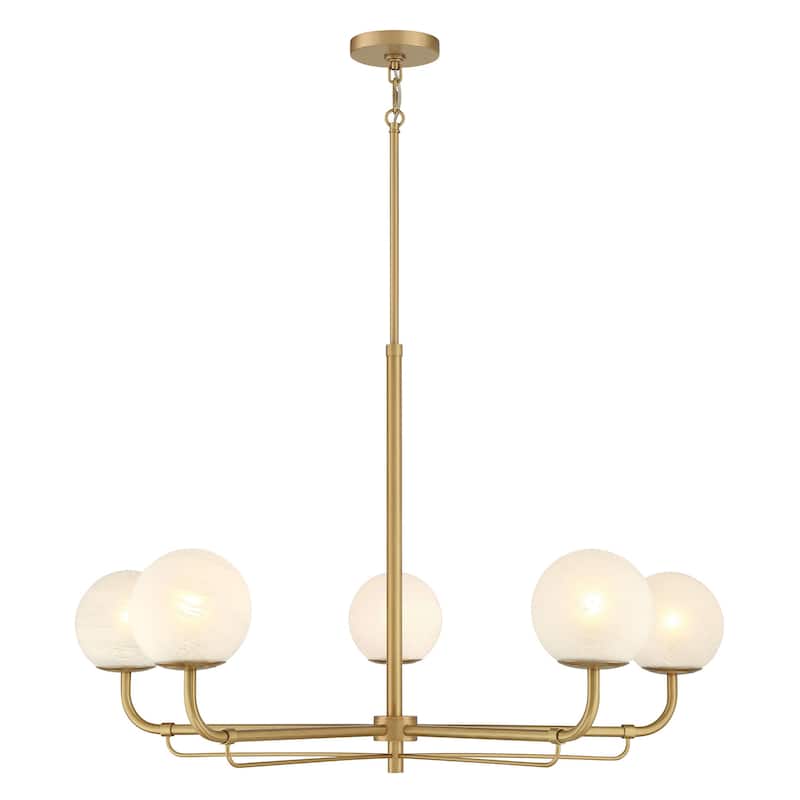 Minka Lavery 3795 Whitehall 5 Light 38" Wide Chandelier