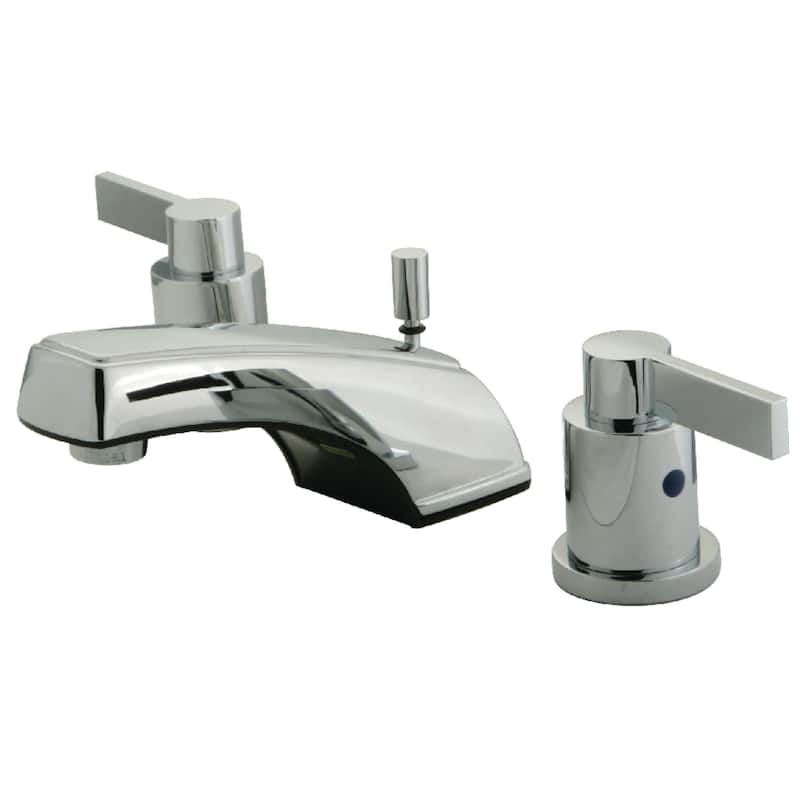 Kingston Brass NuvoFusion 1.2 GPM Widespread Bathroom Faucet with - Polished Chrome