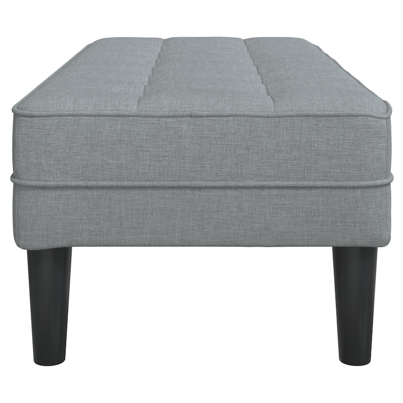 Elegant Fabric Storage Ottoman in Multiple Colors - 44.5 x 22.4 x 15.4 in