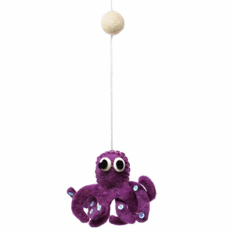 Handmade Felt Deep Sea Mobile (Nepal)
