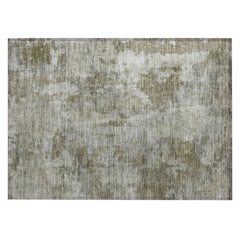 Allus Unique Abstract Weather Resistant Timeless Fusion Outdoor Rug