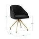preview thumbnail 37 of 75, Martha Stewart Upholstered Stationary Swivel Home Office Chair