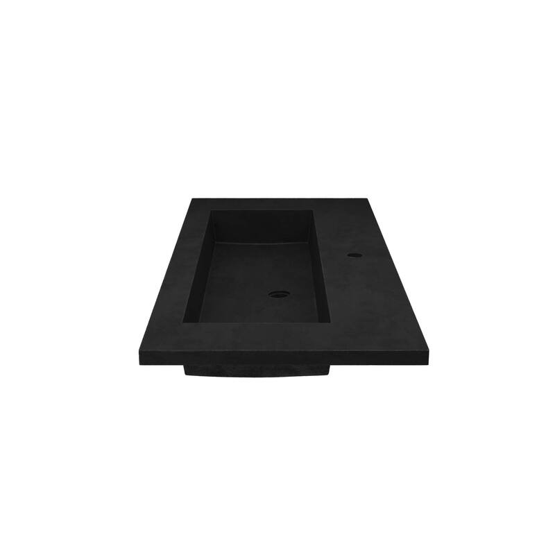 Capistrano 48.5-inch Concrete Vanity Top with Integral Trough Sink