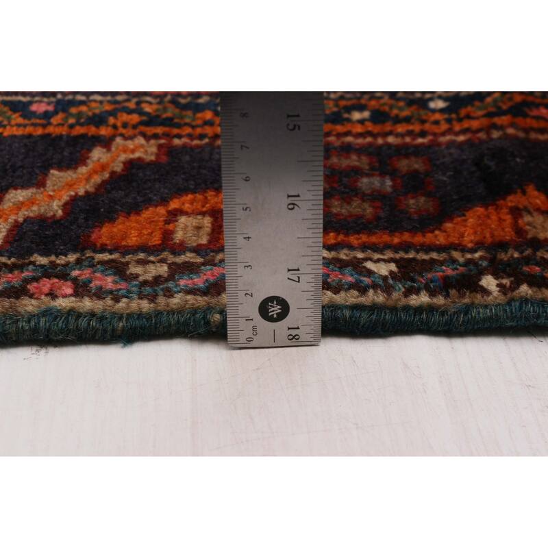 ECARPETGALLERY Hand-knotted Anatolian Vintage Brown Wool Rug - 3' 8" x 9' 11"