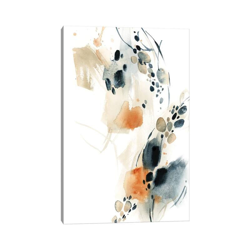 iCanvas "Abstract In Blue And Terracotta V" by Sophie Rodionov Canvas Print