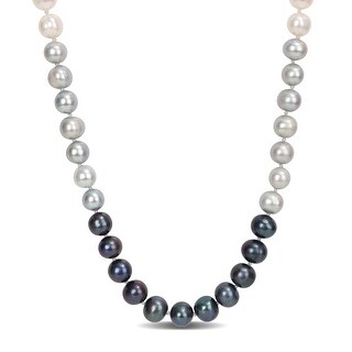 Multicolor Palette of Tahitian Cultured Pearls and Colored Ming Pearls