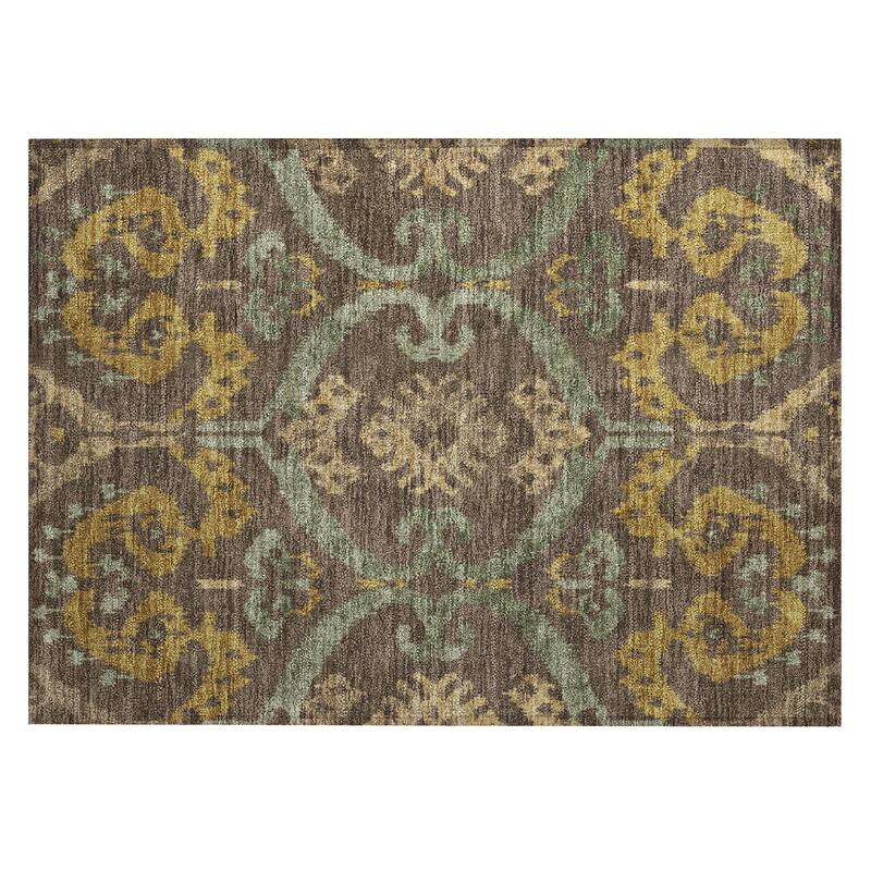 Machine Washable Indoor/ Outdoor Global Empire Chantille Rug