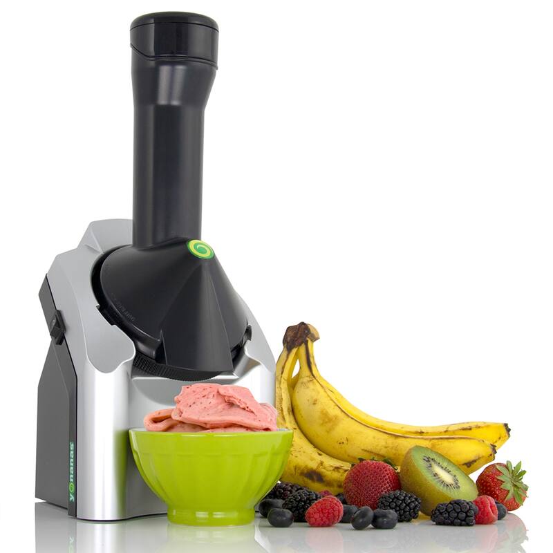 Yonanas Classic Vegan Non-Dairy Frozen Fruit Soft Serve Dessert Maker with 36 Recipe Book