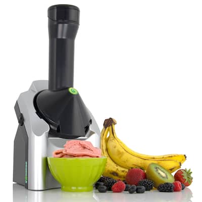 Yonanas Classic Vegan Non-Dairy Frozen Fruit Soft Serve Dessert Maker with 36 Recipe Book