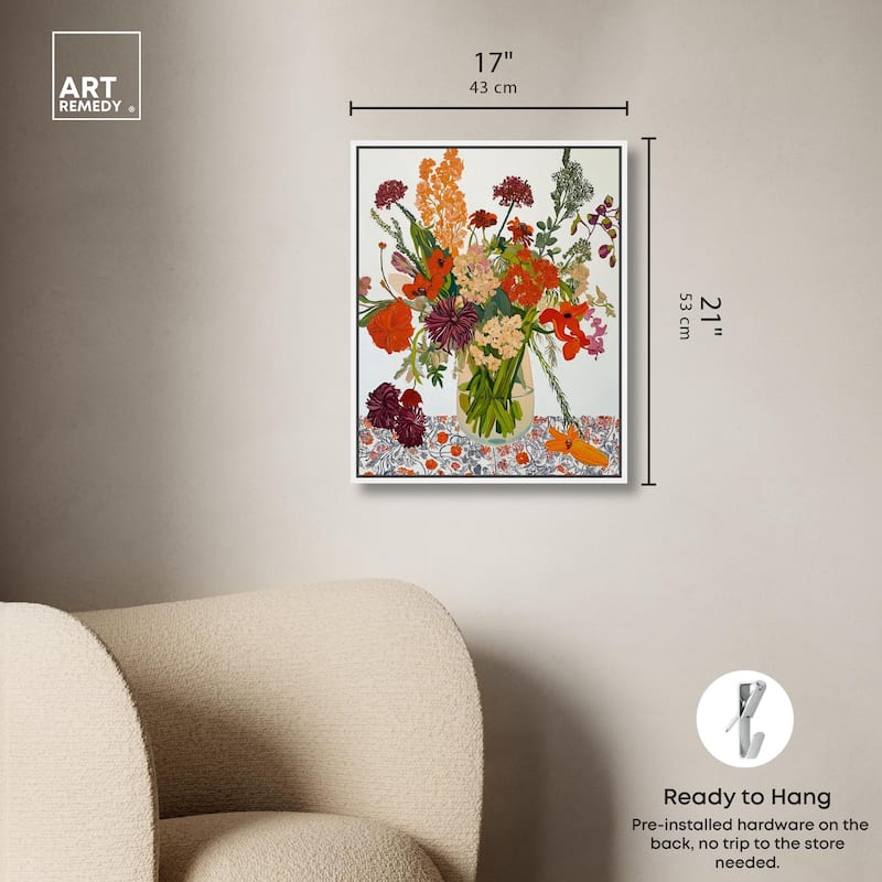 Abundant Blossom Canvas by Art Remedy