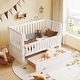 preview thumbnail 20 of 25, Convertible Crib/Full Size Bed with Drawers and 3 Height Options