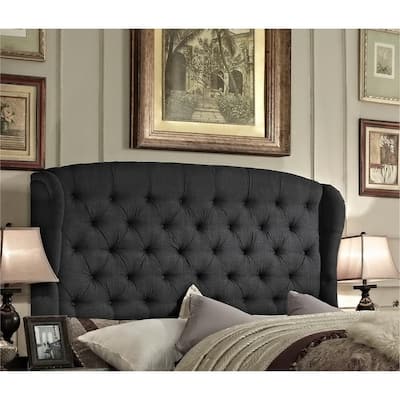 Moser Bay Leatham Upholstered Wingback Headboard