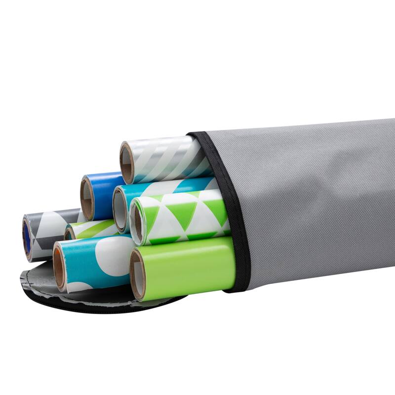 Simplify 30" Wrapping Paper Storage Bag in Grey - 30" x 5" x 5"