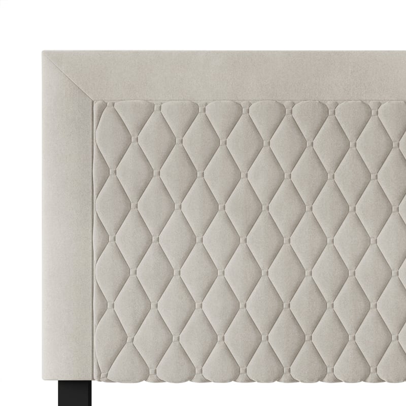 CraftPorch Transitional Velvet Upholstered Headboard