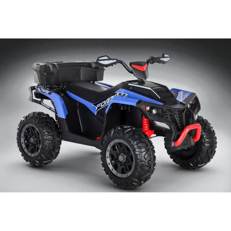 24V 4WD Kids Electric ATV 4 Wheeler with 2 Seats, 4x200W Motors, Bluetooth, EVA Foam Tires, Suspension & 6MPH Speed