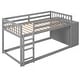preview thumbnail 25 of 25, Twin over Twin Bunk Bed with 4 Drawers and 3 Shelves