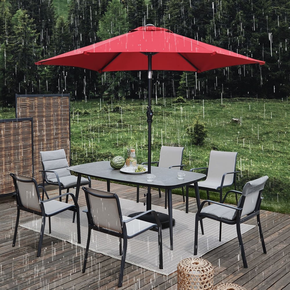 Ainfox Patio Umbrella Without Base for Garden Patio