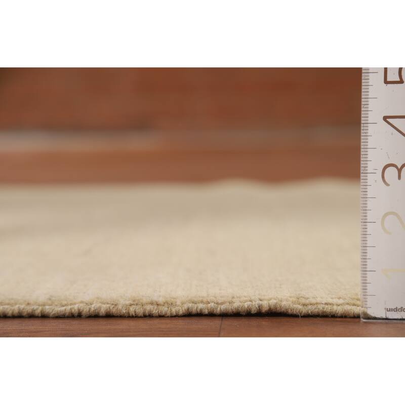 Gabbeh Oriental Foyer Rug Hand-Knotted Contemporary Wool Carpet - 3'4"x 4'10"