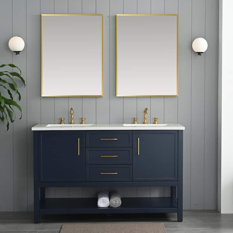 Sudio Design Arlo 54" Double Bathroom Vanity - 54" Double Sink