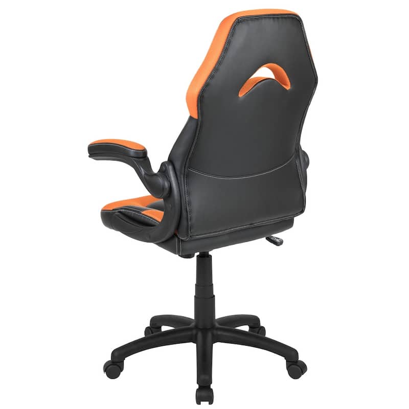 High Back Racing Style Ergonomic Gaming Chair with Flip-Up Arms