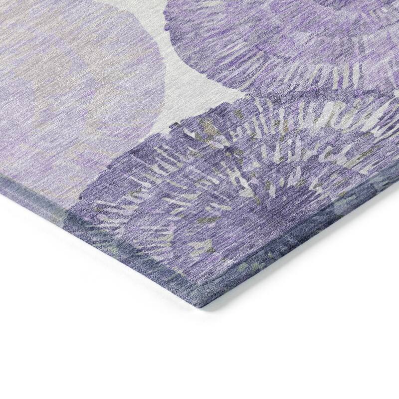 Machine Washable Indoor/ Outdoor Contemporary Devaughn Chantille Rug