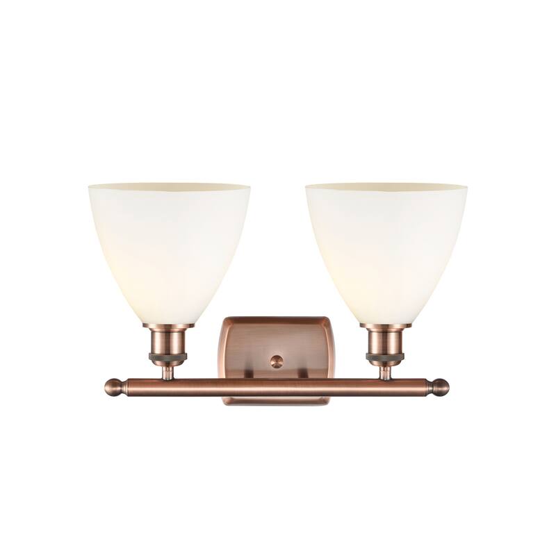 Innovations Lighting 516-2W-12-18 Bristol Vanity Bristol Glass 2 Light