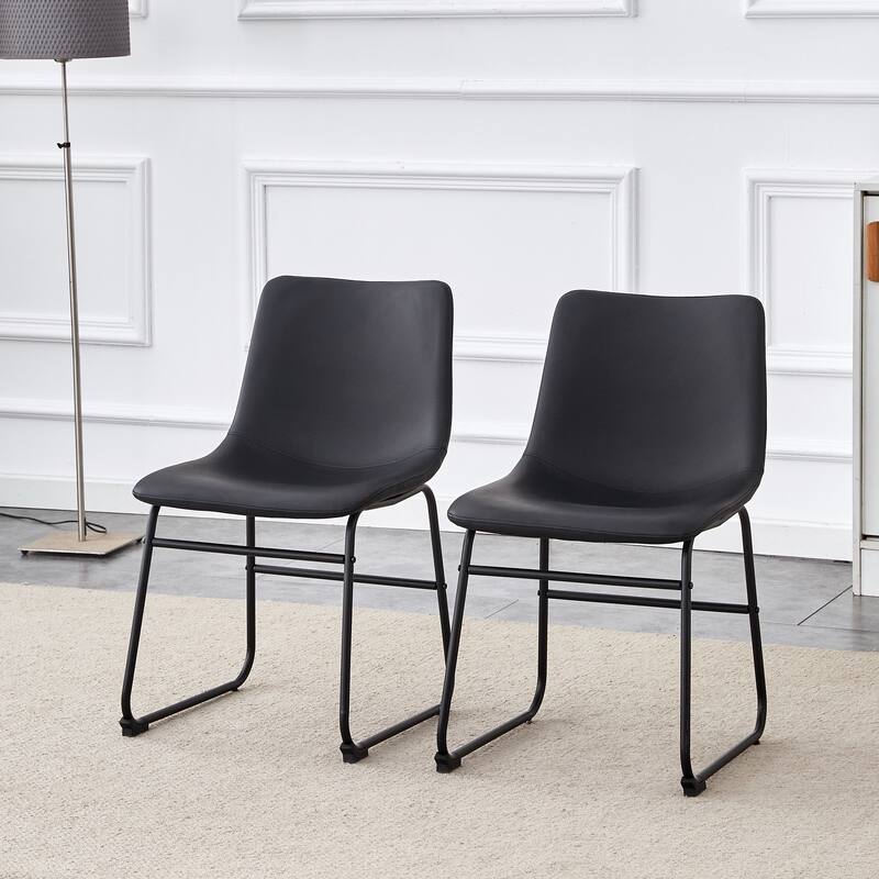 Retro Bar Chairs Set of 4, Modern Faux Leather High Bar Stools with Back and Metal Leg, Bar Chairs for Kitchen Island