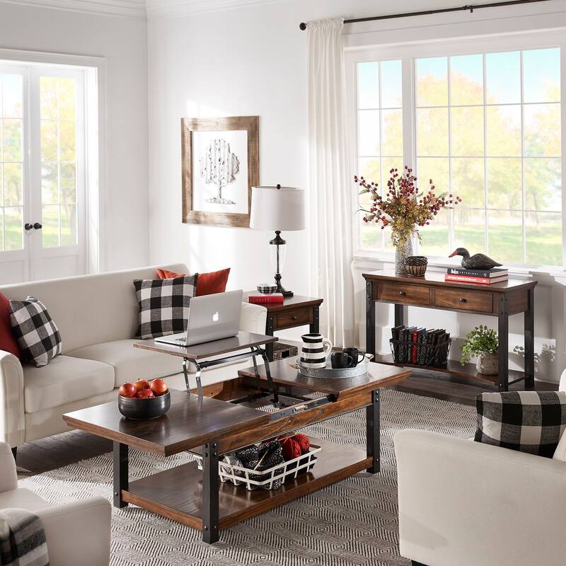Richter Wood Finish Table Set by iNSPIRE Q Classic