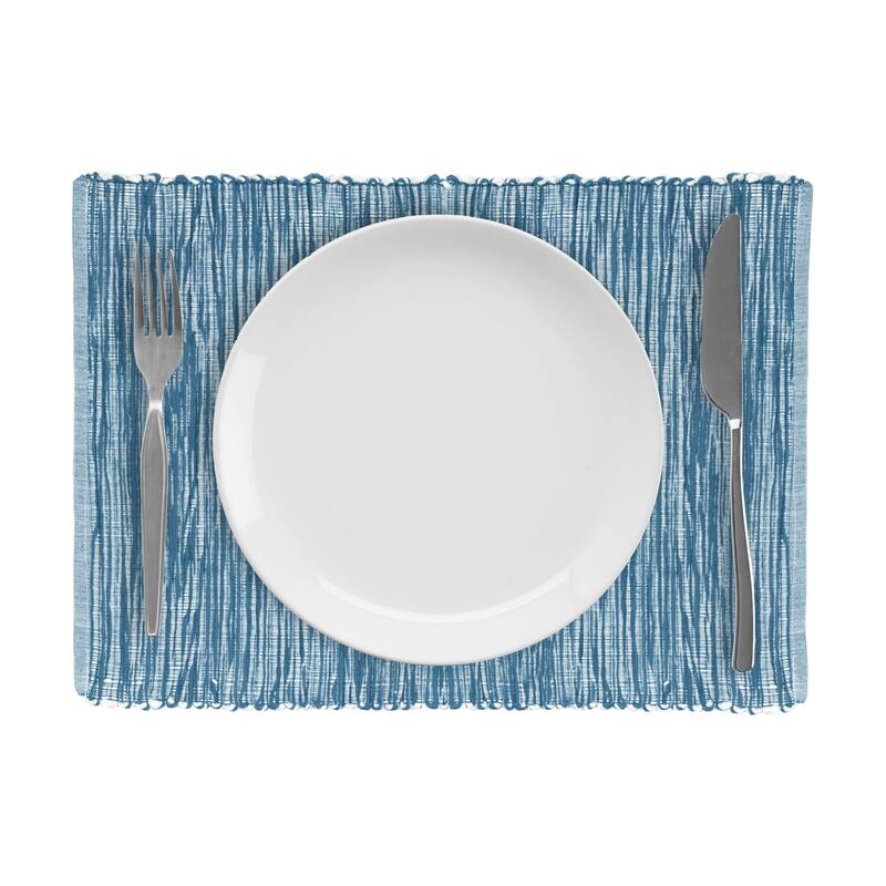 Fabstyles Shadows Cotton Placemats Set of 4 - 13x19